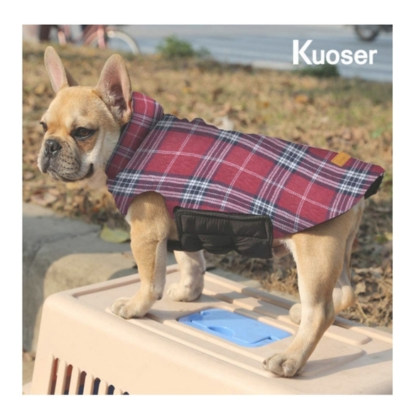 ☘4 for $25☘NEW Reversible Dog Jacket Size Large - Picture 3 of 7